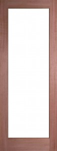 Internal Hardwood Pattern 10 Door Unfinished with Clear Flat Glass