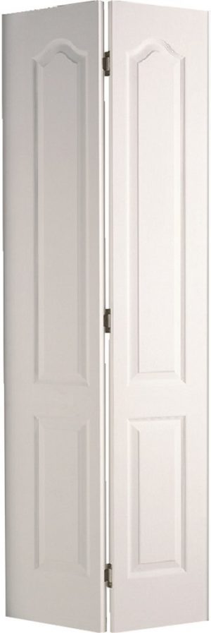 Internal White Moulded Woodgrain Classique Bi-fold Door Primed