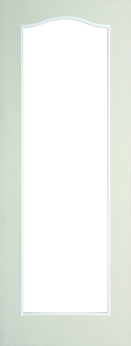 Our top 10 Best Selling Doors of 2024 6 Internal White Moulded Woodgrain Colonist Full Light Door Primed with Clear Flat Glass