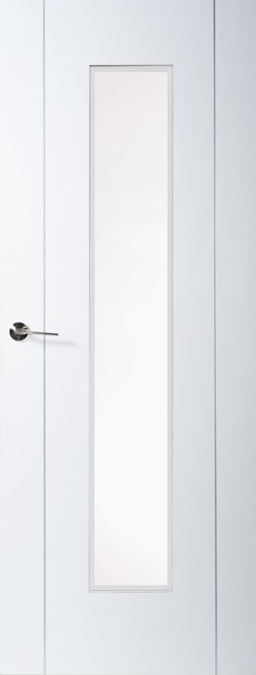 Internal White Laminated Luna 1 Light Door