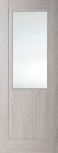 Internal Smokey Grey Mexicano Half Light Door