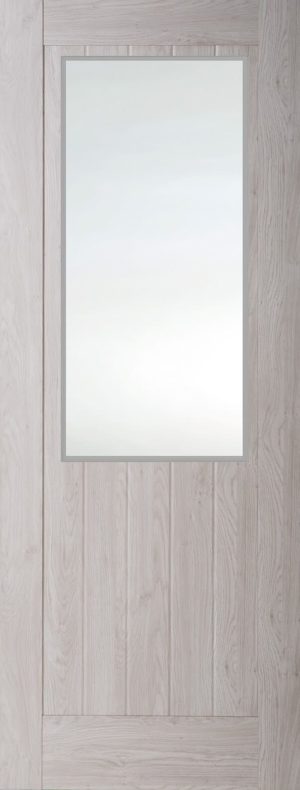 Internal Smokey Grey Mexicano Half Light Door