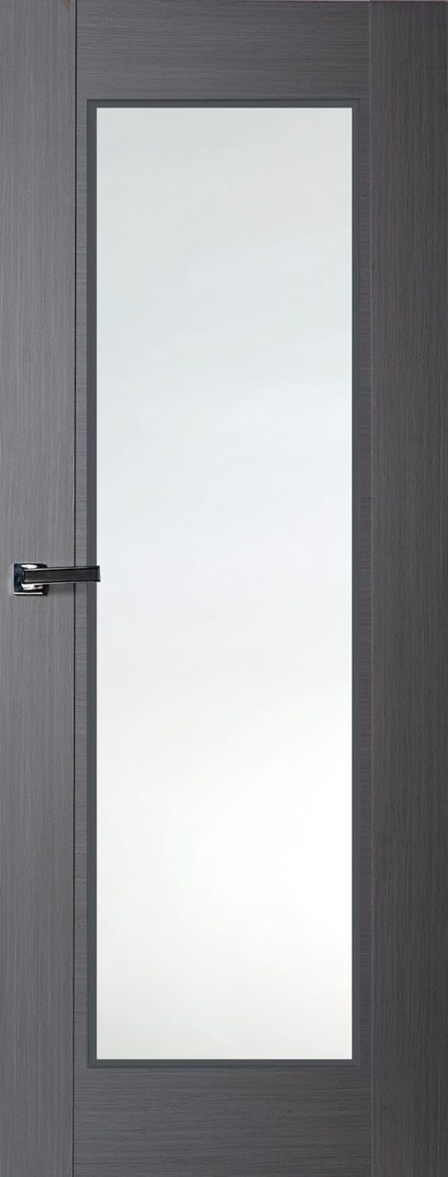 Internal Grey Laminated Zamora Full Light Door