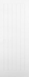 Internal White Woodgrain Mexicano Door Primed