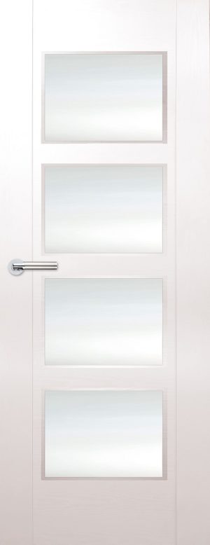 Internal White Laminated Zamora 4 Light Door