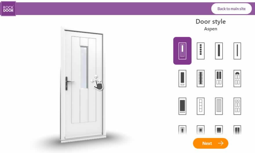 rockdoor designer step 1