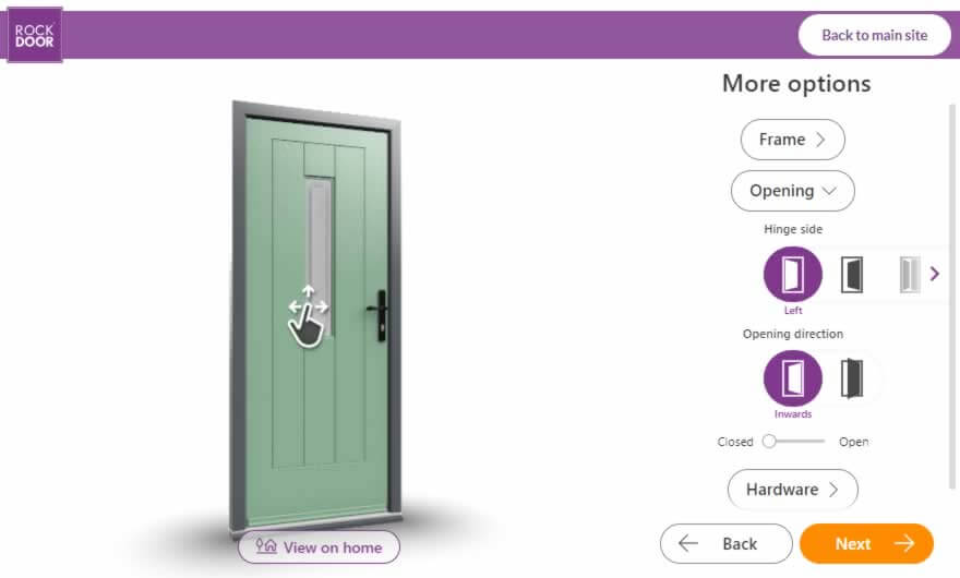 rockdoor designer step 6