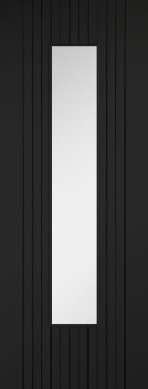 Internal Black Laminated Carys 1 Light Door